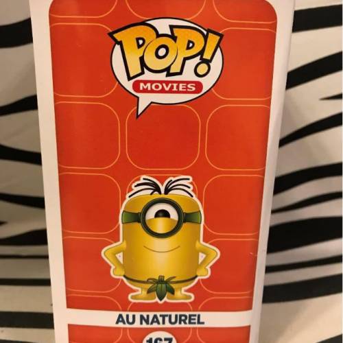 (167) FUNKO POP! Movies ~ Minions - Au Naturel (Vinyl Figure)
