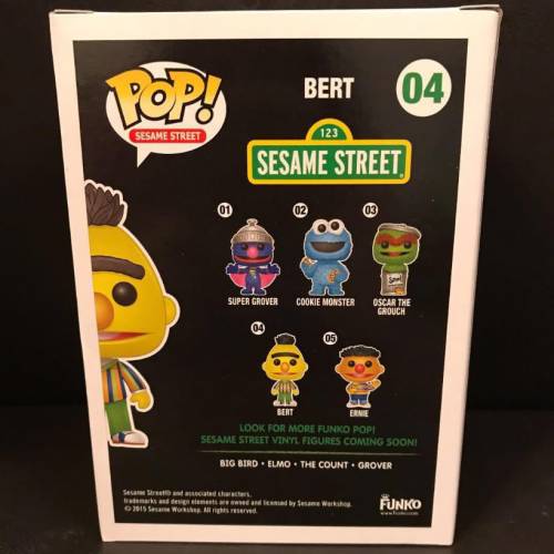 (04) FUNKO POP! Sesame Street ~ Bert (Vinyl Figure)