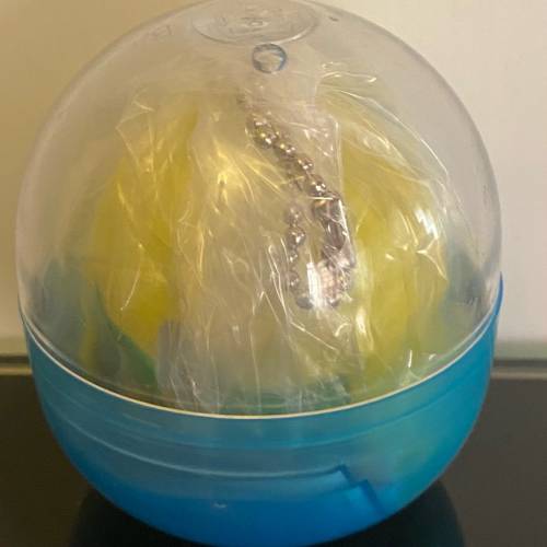 Keroro害羞表情扭蛋吊飾(頭背上下拉可換表情)