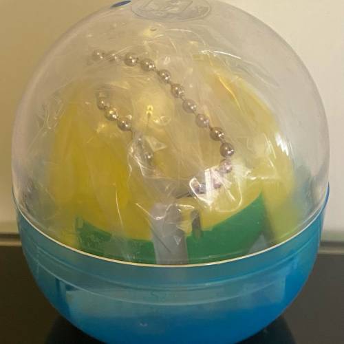 Keroro放鬆表情扭蛋吊飾(頭背上下拉可換表情)