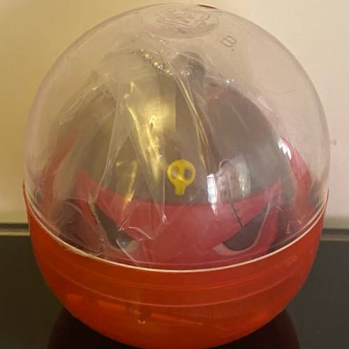 Giroro思考表情扭蛋吊飾(頭背上下拉可換表情)