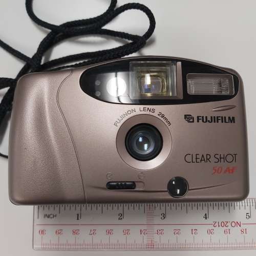 Fujifilm Clear Shot 50AF, made in Japan, 29mm len, autofocus, big viewfinder