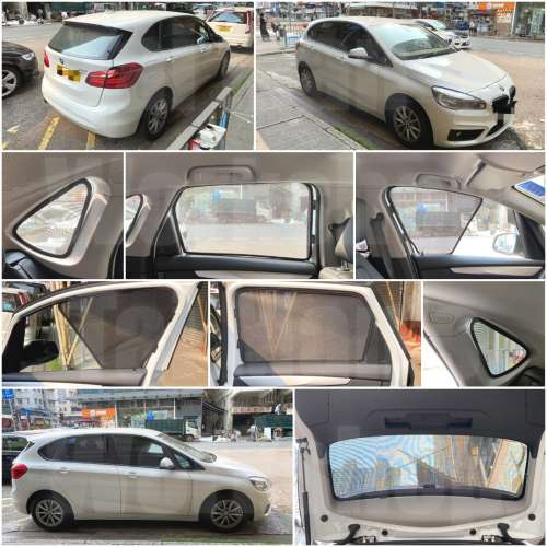 BMW F45 F46 218D 220I 全車磁石濾光窗網太陽擋