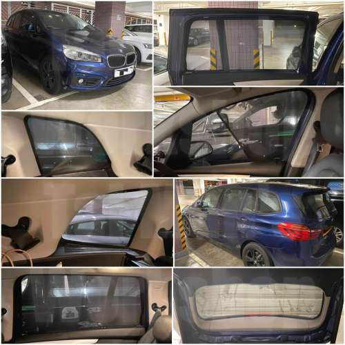 BMW F45 F46 218D 220I 全車磁石濾光窗網太陽擋