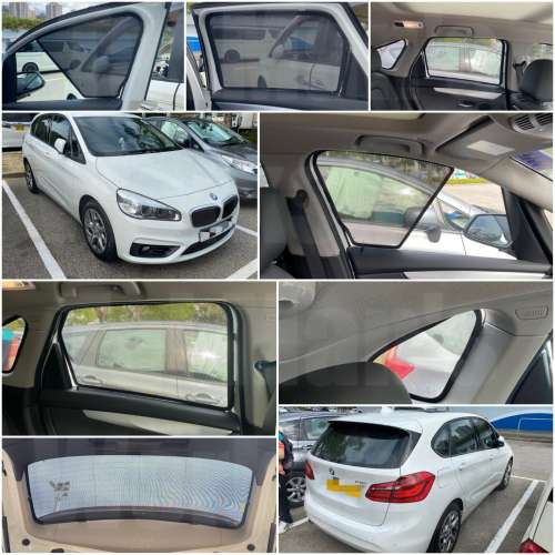 BMW F45 F46 218D 220I 全車磁石濾光窗網太陽擋