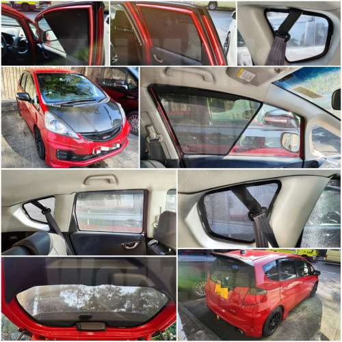 GE6 GE8 JAZZ FIT 全車磁石濾光窗網太陽擋