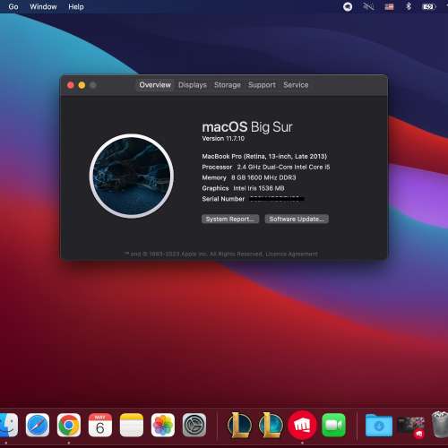 Macbook Pro Late 2013 (A1502)