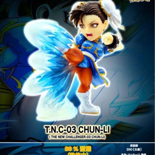 100%全新未開 絕版 Capcom 正版 街頭霸王 春麗 Street Fighter T.N.C-03 (The New ...