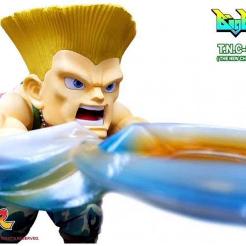 100%全新未開 絕版 Capcom 正版 街頭霸王 軍佬 Street Fighter T.N.C-04 (The New ...