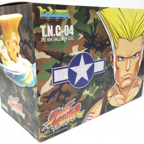 100%全新未開 絕版 Capcom 正版 街頭霸王 軍佬 Street Fighter T.N.C-04 (The New ...