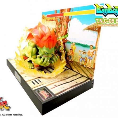 100%全新未開 絕版 Capcom 正版 街頭霸王 青狼 Street Fighter T.N.C-05 (The New ...