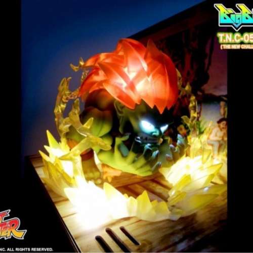 100%全新未開 絕版 Capcom 正版 街頭霸王 青狼 Street Fighter T.N.C-05 (The New ...