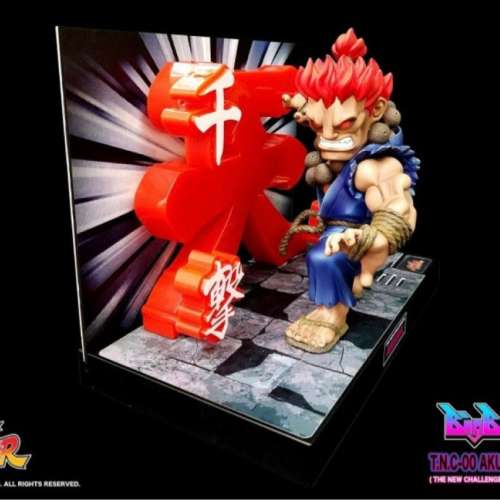 100%全新未開 絕版 Capcom 正版 街頭霸王 豪鬼 Street Fighter T.N.C-00 (The New ...
