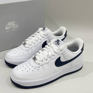 全新正品Nike Air Force 1'07 舒適運動 防滑輕便 低幫 板鞋 男款 白藍色