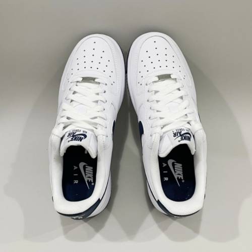 全新正品Nike Air Force 1'07 舒適運動 防滑輕便 低幫 板鞋 男款 白藍色