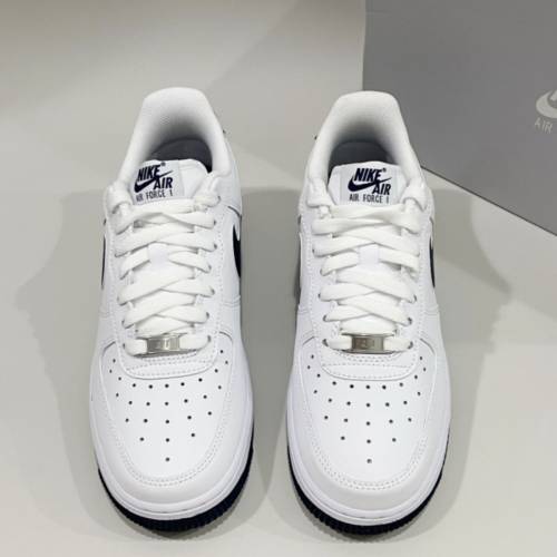 全新正品Nike Air Force 1'07 舒適運動 防滑輕便 低幫 板鞋 男款 白藍色