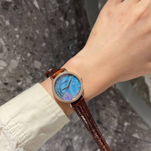 新款Chane*l海蓝之谜女士腕表