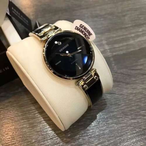 SENSHI瑞士名牌氣質非全自動機械品牌手表女士學生韓版簡約防水女表陶瓷99