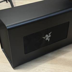 90% New Razer Core X Chroma eGPU 顯示卡外接盒 + Inno3D GTX 1070 + TB3線