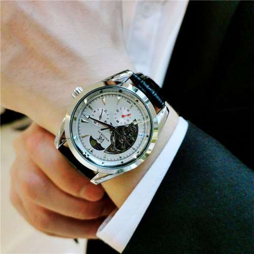 2024新款手表男全自動機械表陀飛輪鏤空夜光防水多功能男士手表