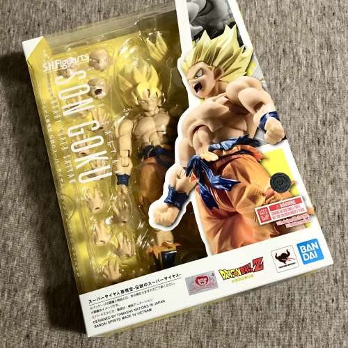 全新再販 Bandai SHF 龍珠Z 超級撒亞人孫悟空 -傳說之超級撒亞人