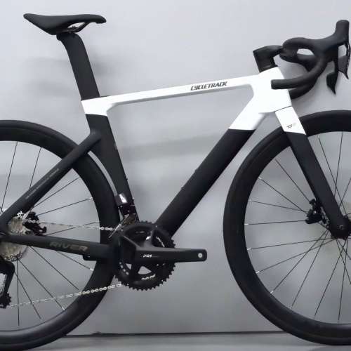 2023 CK RIVER 江河 電變24速 油剎 碳纖維公路車 送水架前後蛙燈