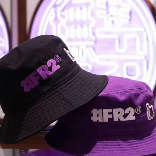 全新 京都限定 #FR2 撫子 Logo Buket Hat 漁夫帽 黑色 日本限定 名牌