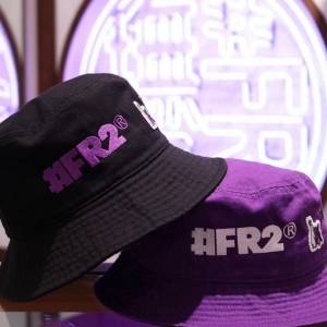 全新 京都限定 #FR2 撫子 Logo Buket Hat 漁夫帽 黑色 日本限定 名牌