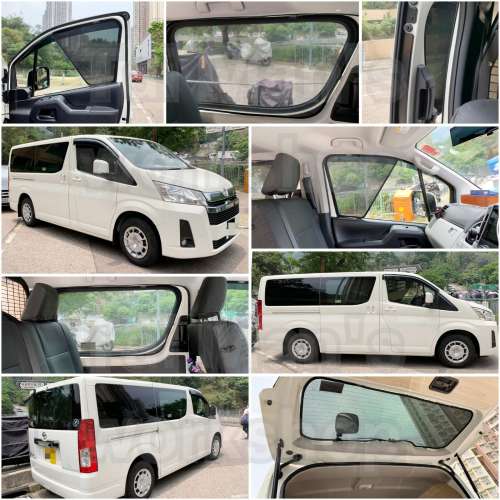 Toyota Hiace 300 全車磁石濾光窗網太陽擋