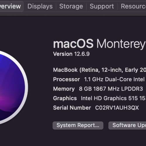 Macbook 2016 12” m3/256ggb SSD 粉紅色