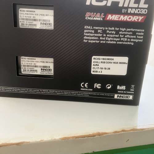 ICHILL RGB DDR4 3600 16GB