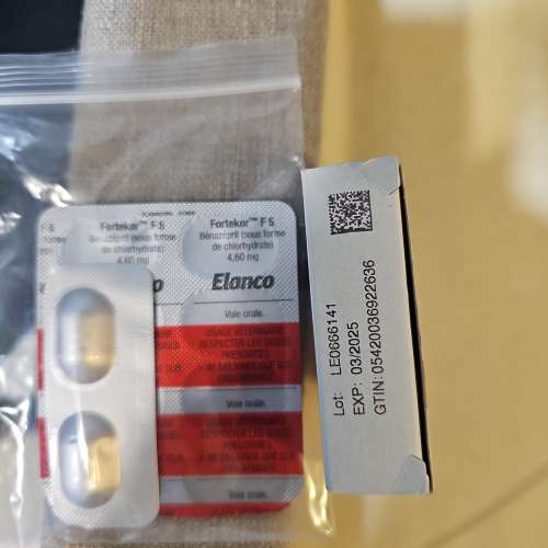 Fortekor Flavour(Benazepril) 5mg 共38粒（Cats & Dogs）