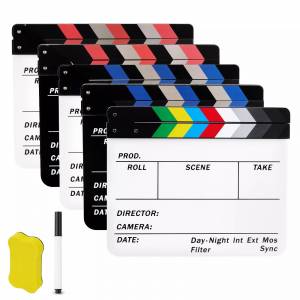 Selens Director Movie Video Clapboard Film Color Clap Clapper Board 導演板