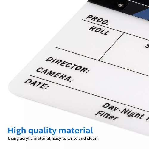 Selens Director Movie Video Clapboard Film Color Clap Clapper Board 導演板