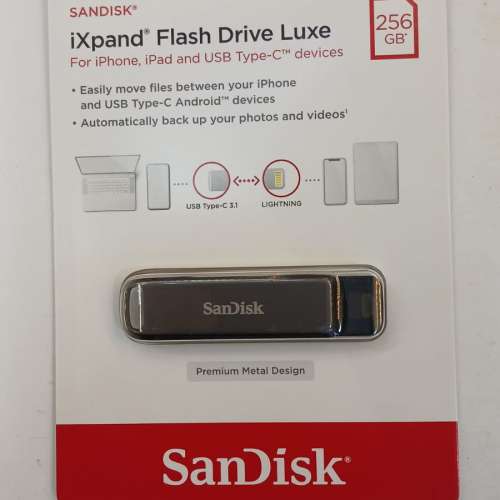 Sandisk 256GB iXpand Flash Drive Luxe