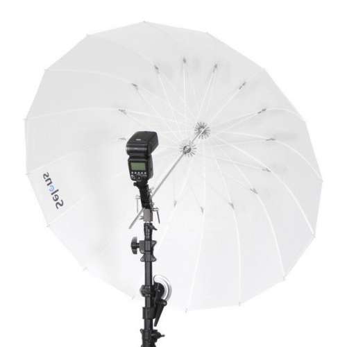 Selens White Diffusion 165cm Parabolic Reflective Umbrella (16 Pod)