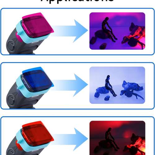 Selens 20PCS Flash Gel Lighting Gels Filter Universal Light Color Correction
