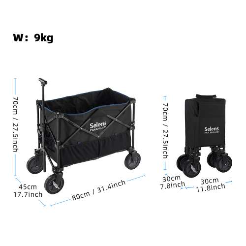 Selens SLC-80 Photographic Equipment Storage Tool Cart 摺疊攝影設備收納車