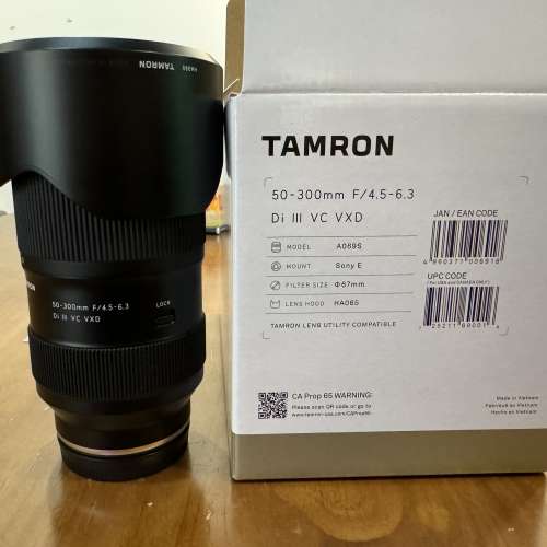 （行貨接近全新）TARON 50-300 （sony mount鏡頭跟埋67mm filter)