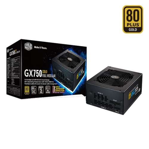 Cooler Master GX Gold 750 80 Plus Gold Fully Modular PSU