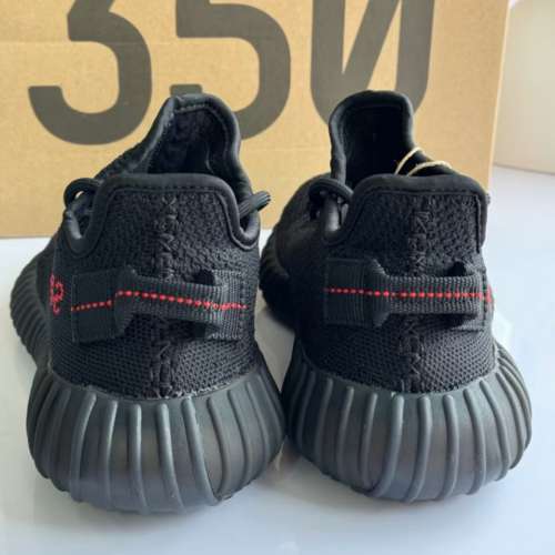 全新adidas originals Yeezy Boost 350 V2  低幫休閒鞋 男女同款 黑紅