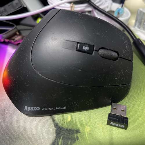 APAXQ MV 186 ergonomic vertical mouse 垂直滑鼠