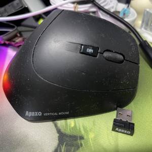APAXQ MV 186 ergonomic vertical mouse 垂直滑鼠