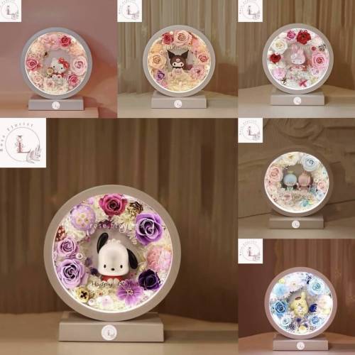 【客製化禮物】永生花氛圍LED檯燈