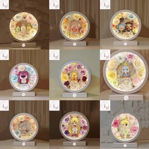【客製化禮物】永生花氛圍LED檯燈