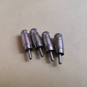 Switchcraft RCA 短插頭四個