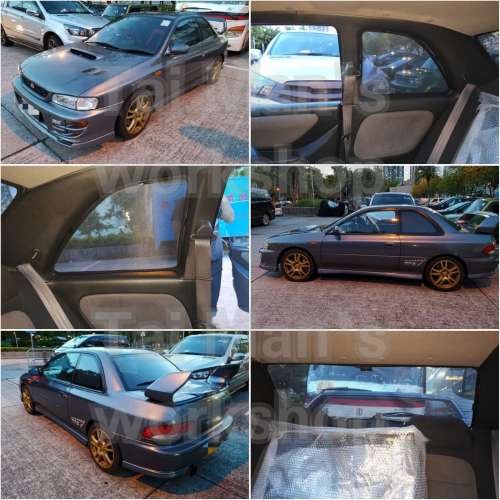 Subaru Impreza GC8 尾玻璃濾光防曬太陽擋