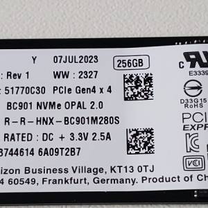 SK hynix BC 901 NVMe OPAL 2.0 256 GB