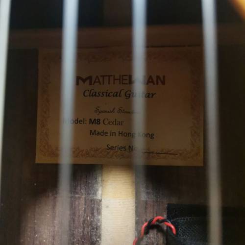 中高階古典吉他M8 Matthew Wan