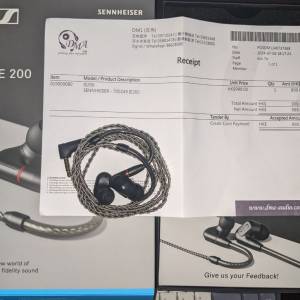 99成新 Sennheiser IE200 / IE 200 有單有保有盒